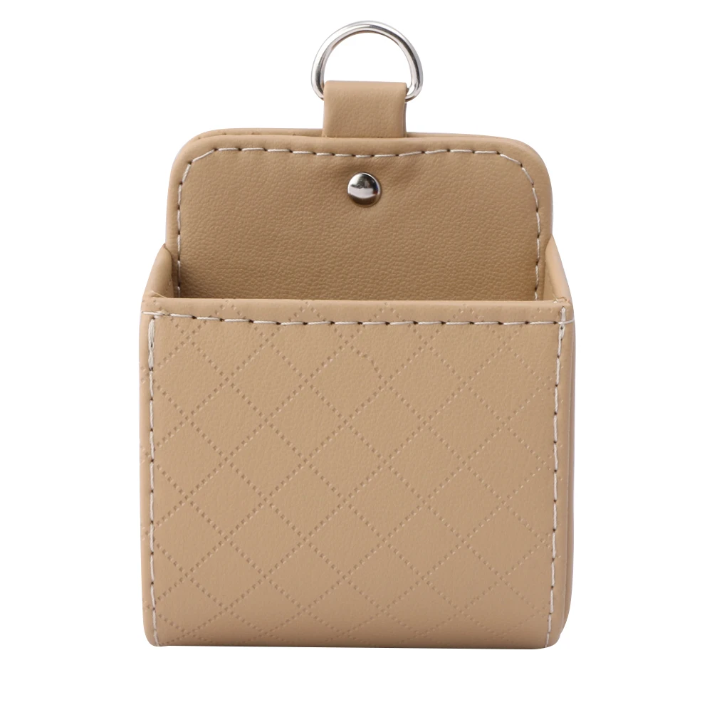 

PU Leather Car Air Outlet Glasses Phone Storage Box Car Organizer Auto Interior Accessories Pocket Container