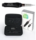 Машинка для перманентного макияжа MTS комплект для микроблейдинга, аппарат цифровой вращающийся без кислоты для перманентного макияжа бровей и губ, с пуш-иглами