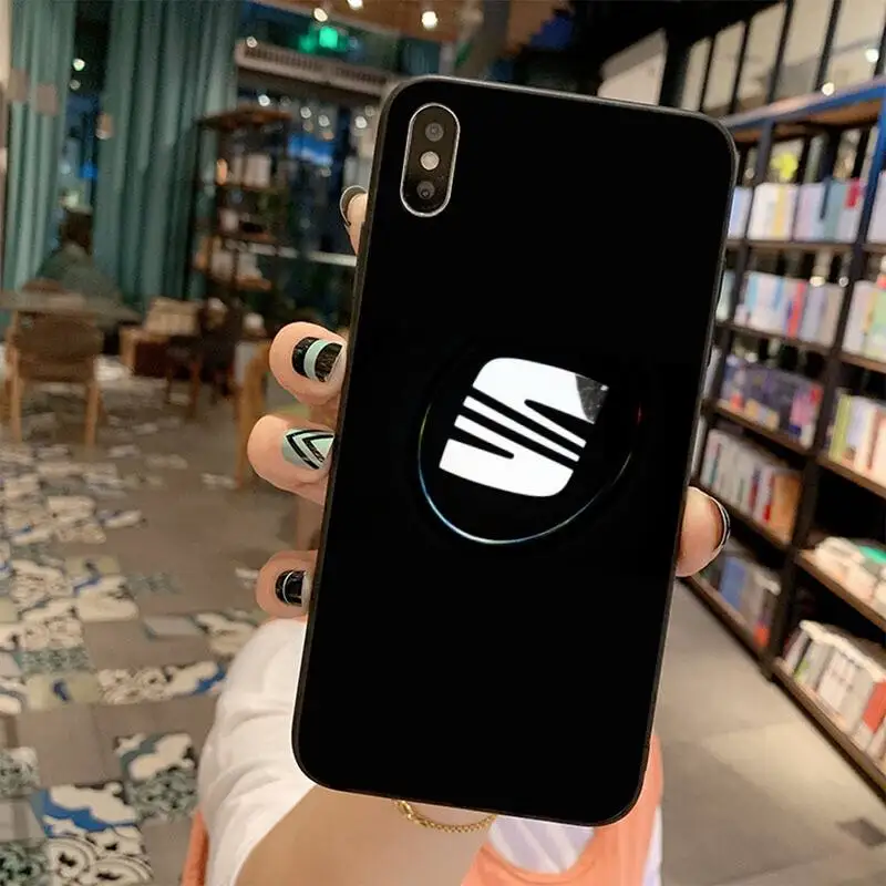 Чехол для телефона CUTEWANAN с логотипом испанского автомобиля мягкий силиконовый