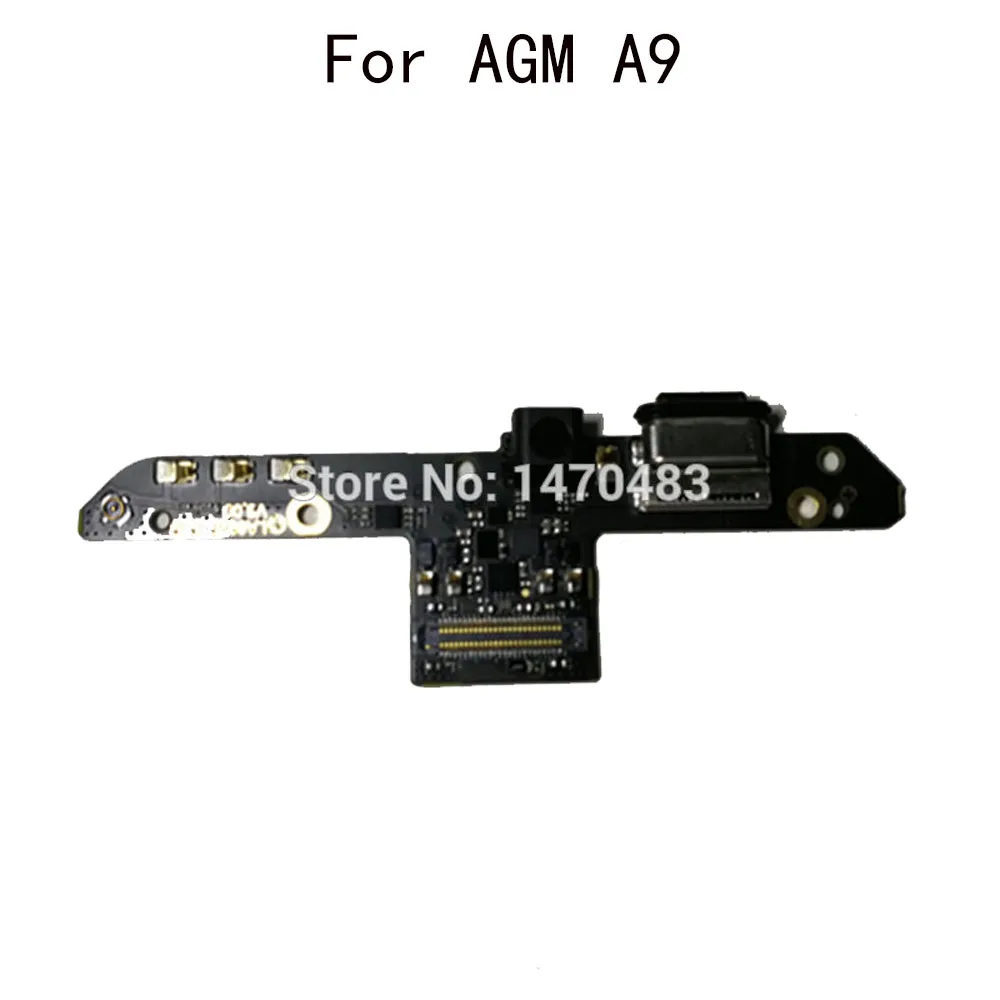 For Original AGM A9 USB Charging Dock With Microphone Charger Plug Board Module Repair Parts Mann H1 Phone | Мобильные телефоны и