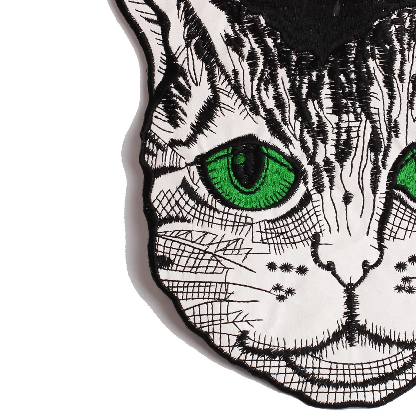 Вышивка GUGUTREE большие нашивки с кошками искусственные для одежды | Дом и сад