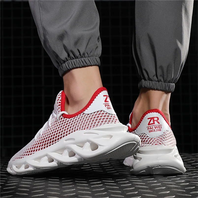 Мужские дышащие кроссовки на толстой подошве легкие удобные платформе с
