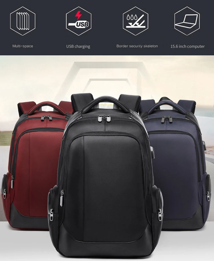 13.3 14.1 15.6 inch Business Laptop Backpack Notebook Bag For Men USD Charging Bag For Macbook Air Pro 13 Acer hp Lenovo ASUS