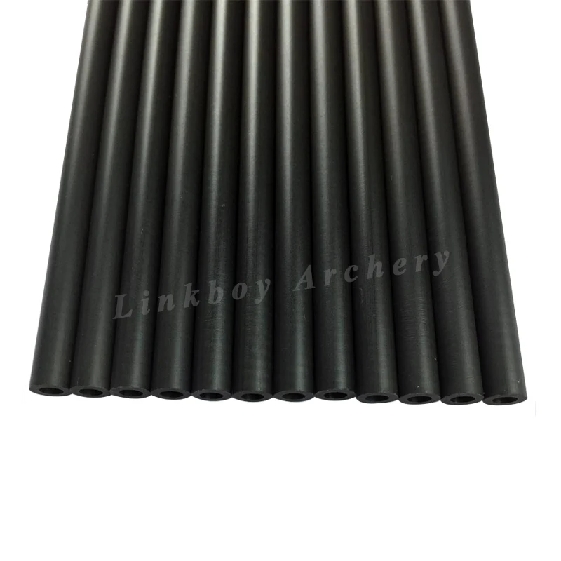 Linkboy стрельба из лука чистый углерод Стрелы Вал id3.2мм позвоночник 500 900 Flechas X10 120гр