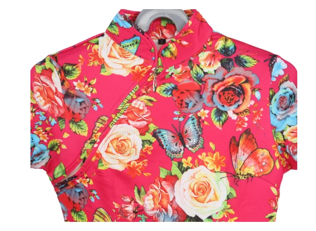 Женское винтажное платье карандаш в цветочек с воротником стойкой|Чонсамы| |