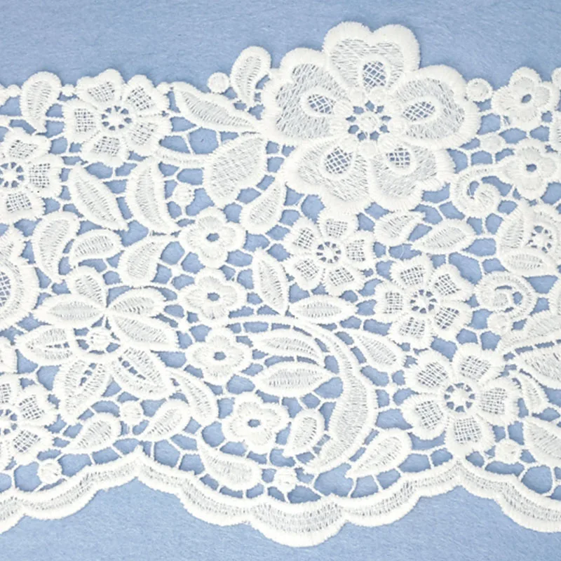 (7 ярдов/рулон) Высокое качество красивое вышитое кружево ленты индийская