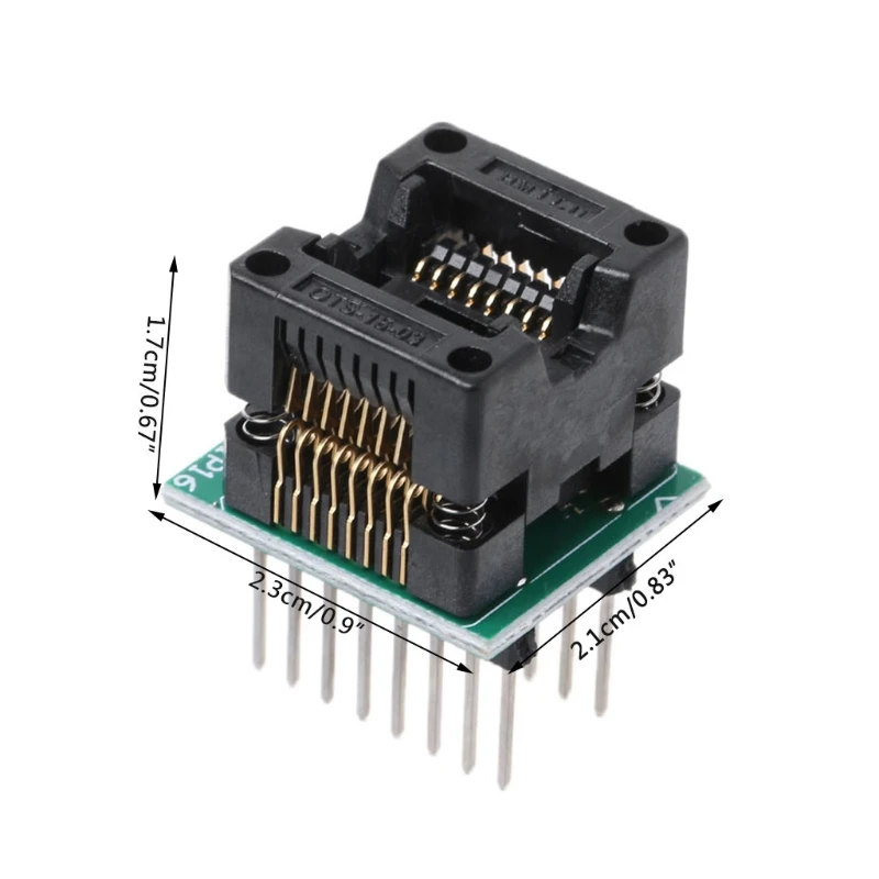 2021 Новый SOP16 до DIP16 поворотный SOIC16 к IC программатор розетки адаптер мил Август _ 21