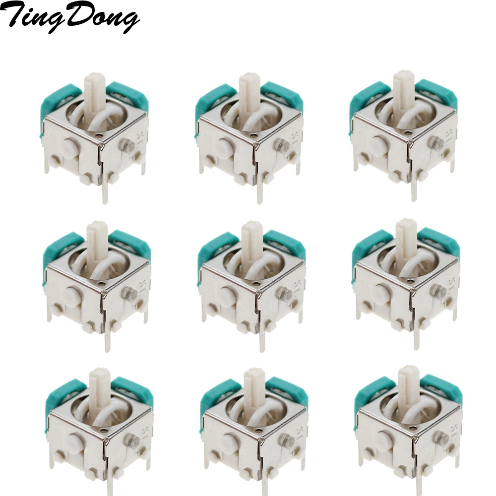 100 шт. 3Pin 3D аналоговые джойстики сенсорный модуль потенциометр Замена для Nintendo Game