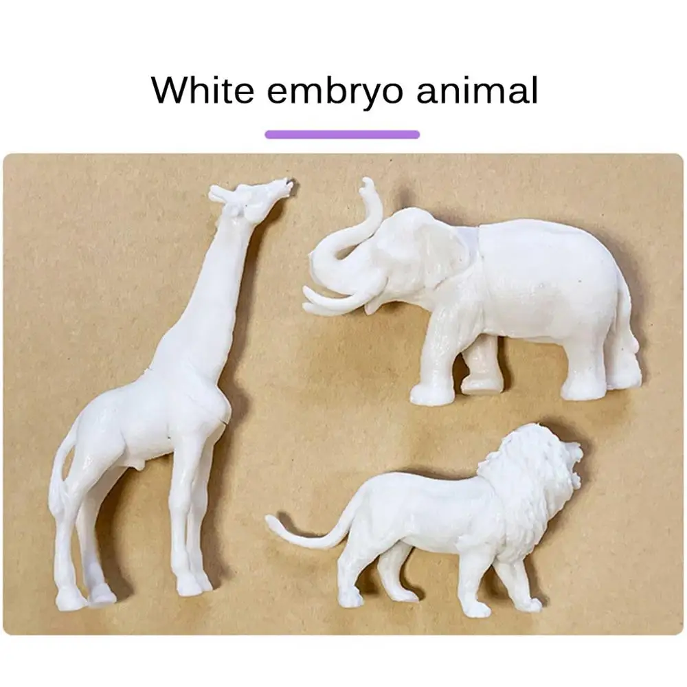 Набор для рисования новорожденных животных с игровым ковриком животные