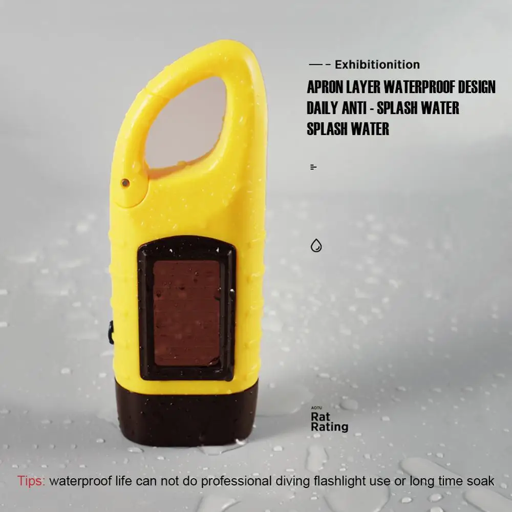 Портативный светодиодный вспышка светильник Ручной Динамо фонарь Фонари