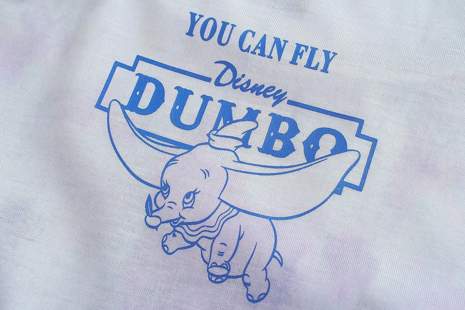 

Disney 2021 Dumbo T-shirt short sleeve Harajuku made old retro loose wind street cartoon printed T-shirt miraculous ladybug