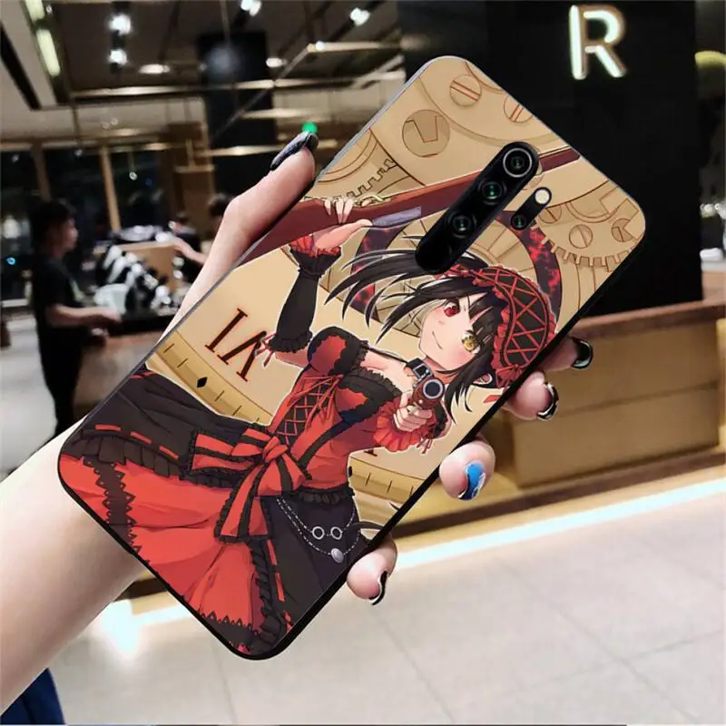 Высококачественный чехол для телефона Tokisaki Kurumi Redmi Note 8 8A 8T 7 6 6A 5 5A 4 4X 4A Go Pro |