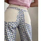 Женские длинные брюки Y2K, винтажные Капри с цветочным принтом и высокой талией, бриджи, женская уличная одежда, спортивные брюки 2021