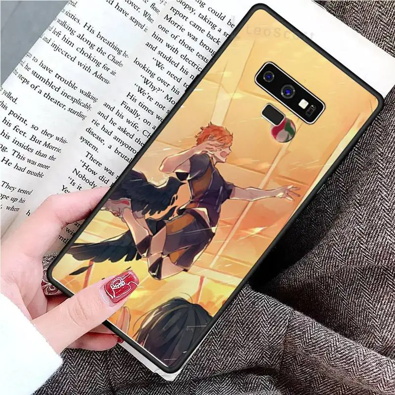 

Anime haikyuu volleyball boy Phone Case For Samsung Galaxy S8 S9 S10 Plus S10E Note 3 4 5 6 7 8 9 10 Pro Lite cover