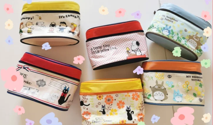 Новый оригинальный контейнер для хранения My Neighbor Totoro Kiki's холст обеденного