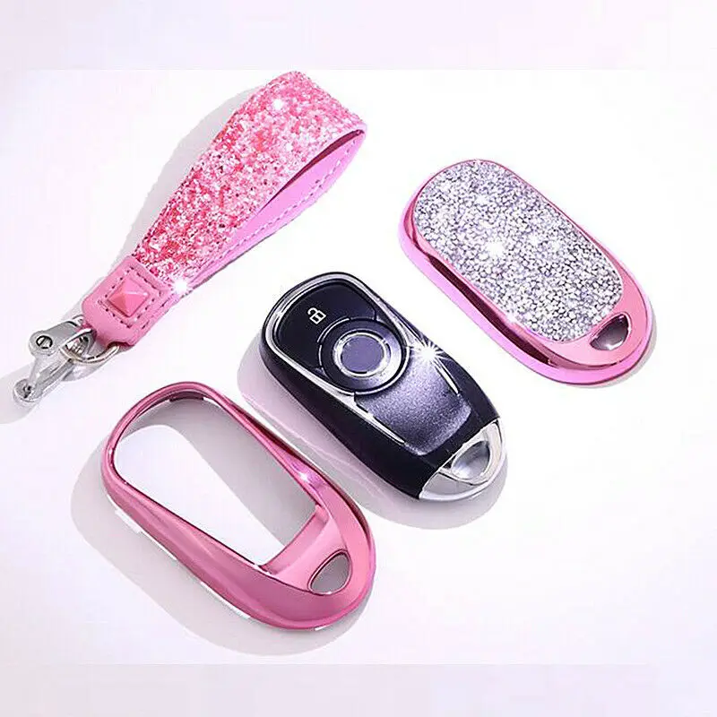 1 предмет Модный комплект со стразами Блестящие Стразы хрустальный ключ чехол