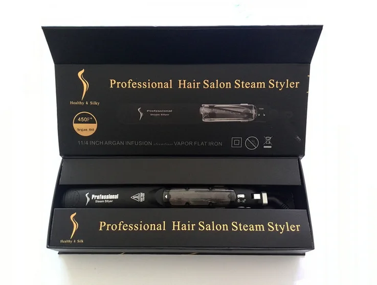 Паровой выпрямитель для волос профессиональный турмалиновый волос|styling tools|steam flat