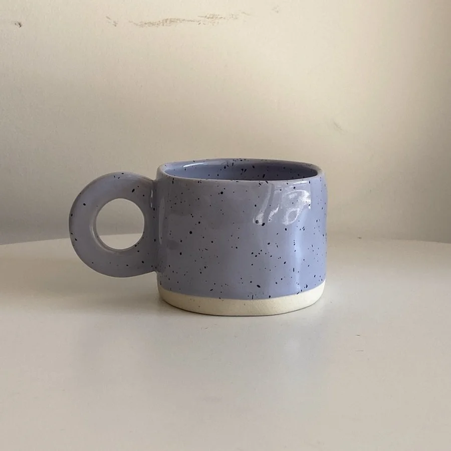 

Nordic Creative Espresso Mug Ceramic Water Handmade Coffee Travel Mug Crockery Reusable Tazas De Cafe Kitchen Drinkware DL60MK