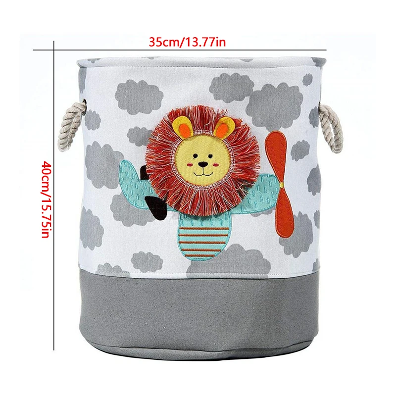 Корзина для белья корзина грязной одежды хранения льва жирафа детских игрушек