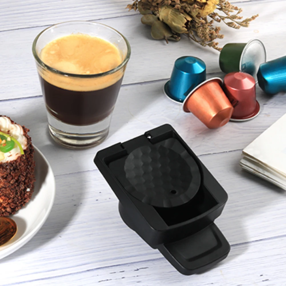 Адаптер для кофейных капсул из пищевой нержавеющей стали Nespresso совместимый с Dolce
