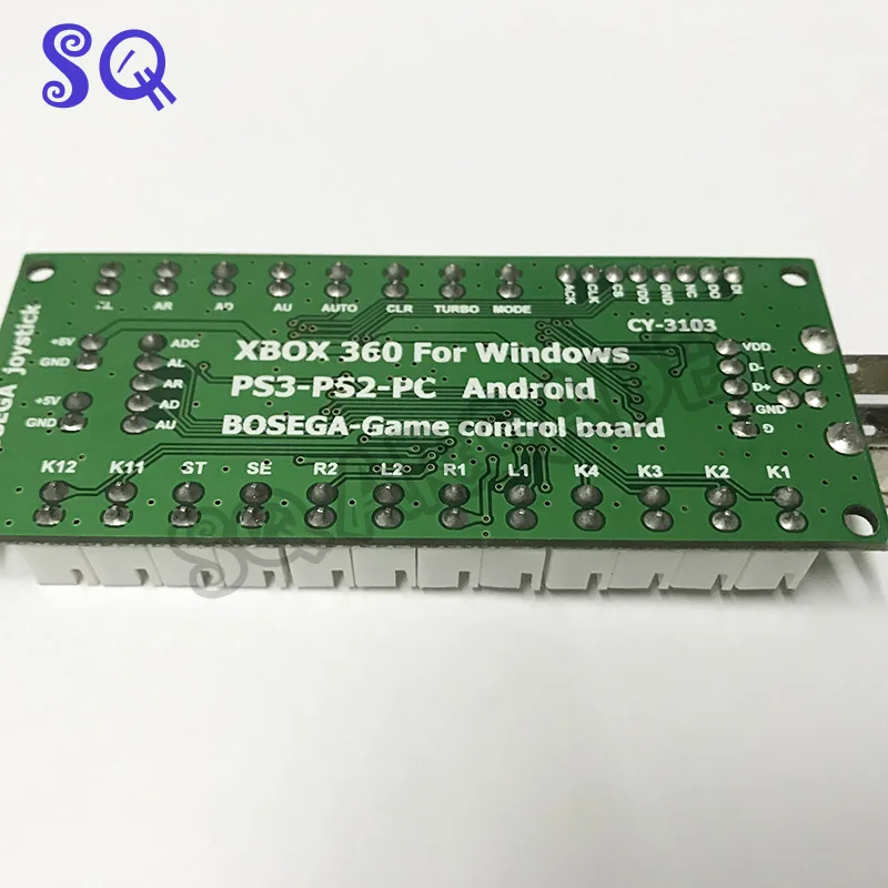 4 в 1 PS2/PS3/PC/ BOX360 Аркада pcb джойстик USB аркадный кодировщик borad к ПК Джойстик Sanwa для