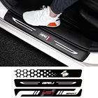 4 шт., наклейки на дверные пороги автомобиля Volkswagen motorsport R