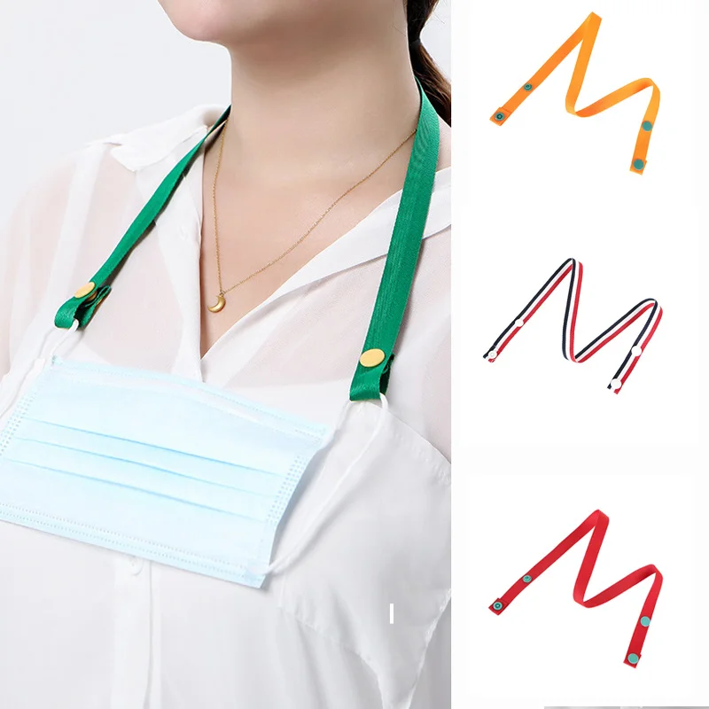 

Children Mask Holder Ropes Cartoon Cute Face Mask Lanyard For Adult Kid Printed Masks Chain Outdoor Anti-Lost Eyewear Chains