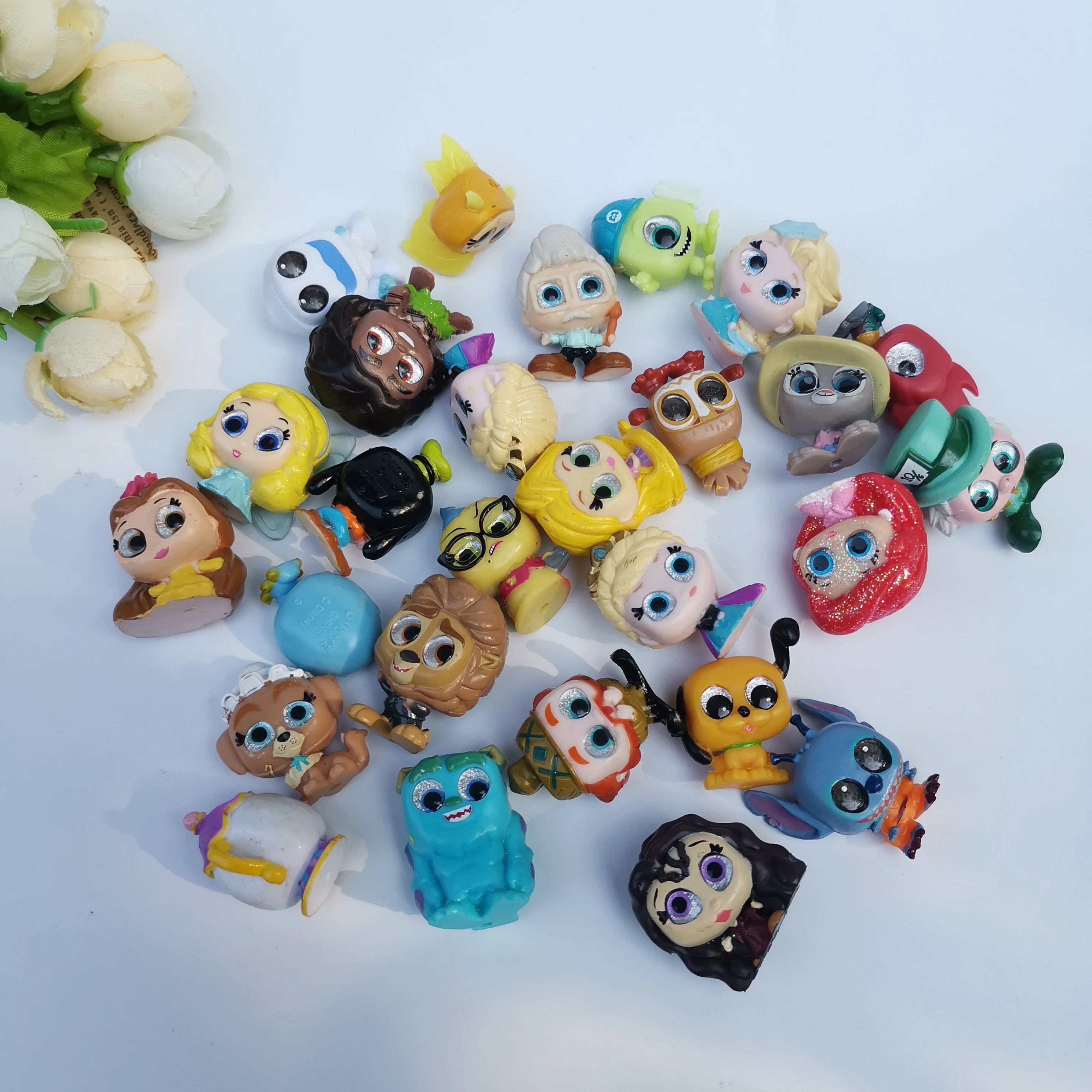 ? 0 шт./лот серия Q большие глаза милые знаменитые Мультяшные фигурки из ПВХ