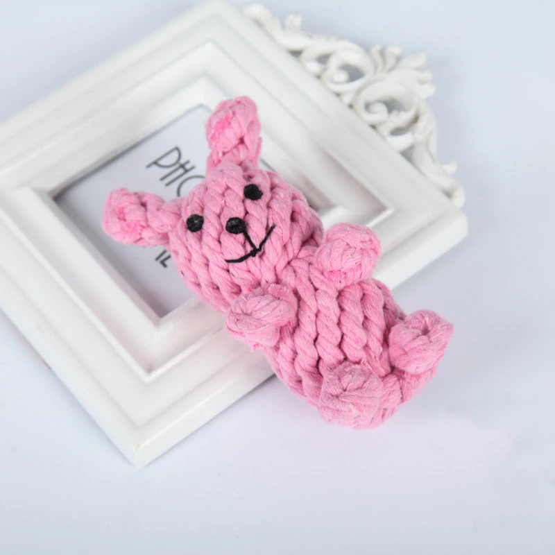 Aapet 1 шт. игрушка для укусов домашних животных из хлопка имитация кролика Форма