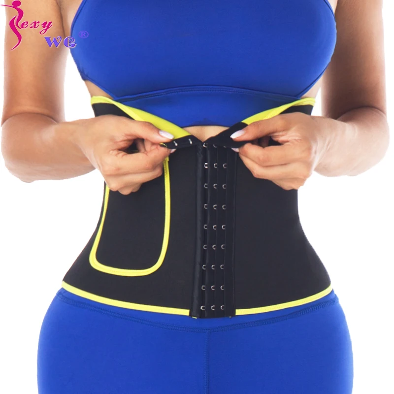 

SEXYWG Для женщин Талия пуш-ап, бюстгальтер с эффектом Body Shaper сжигание жира пояс для похудения Вес потери Фитнес животик Управление корсет для ...