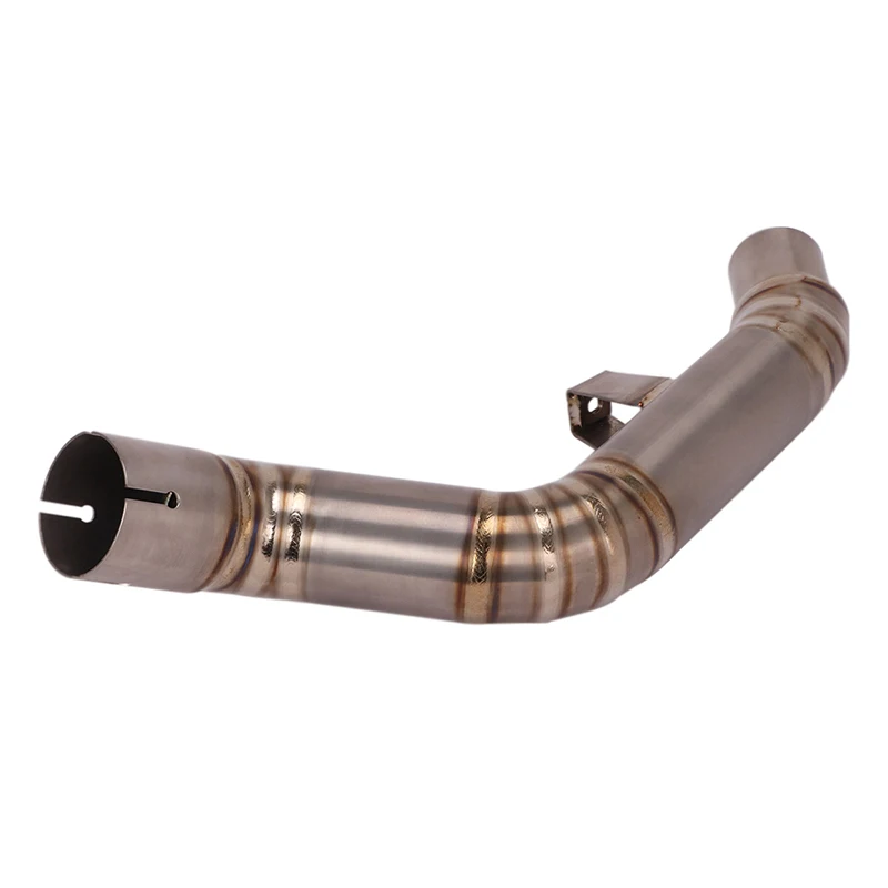 

Titanium Alloy Slip On For Benelli 502C Motorcycle Exhaust Muffler Contact Middle Link Stainless Steel Pipe Connect Escape Moto