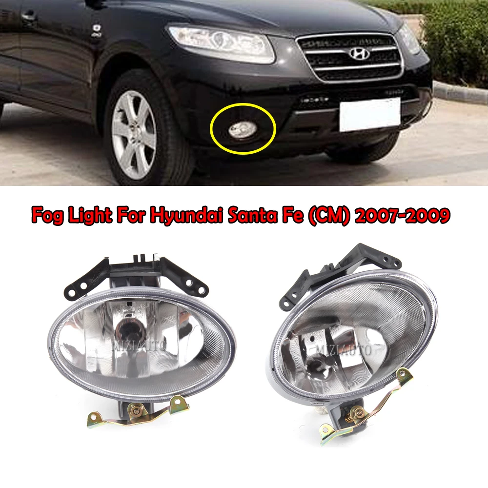 

Fog Light For Hyundai Santa Fe (CM) 2007-2009 Pre-facelift Halogen Fog Lamp Front Bumper Headlight Car Accessories