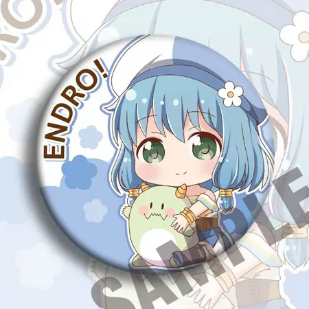 

6pcs/1lot Anime Endro Figure 4839 Badges Round Brooch Pin Gifts Kids Toy