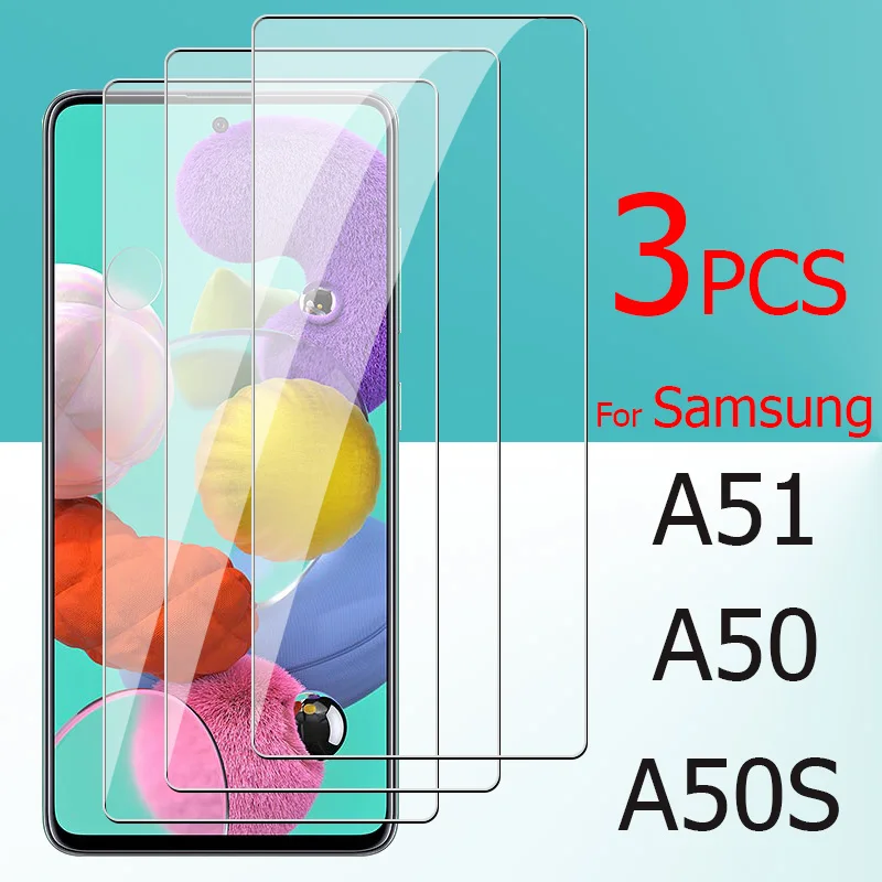 

Защитное стекло 9H для Samsung Galaxy a51, a50, s 2019, 3 шт.