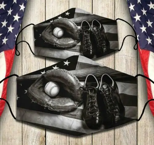 

American Flag Sport Baseball Face Mask CLoth Face Mask
