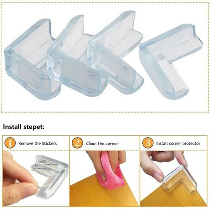 4 шт. детская Защитная настольная Подушка накладка на углы защита для ребенка