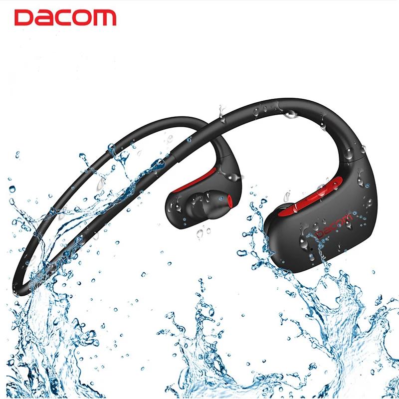 DACOM L05 Bluetooth бас наушники IPX7 водонепроницаемые беспроводные спортивные гарнитура