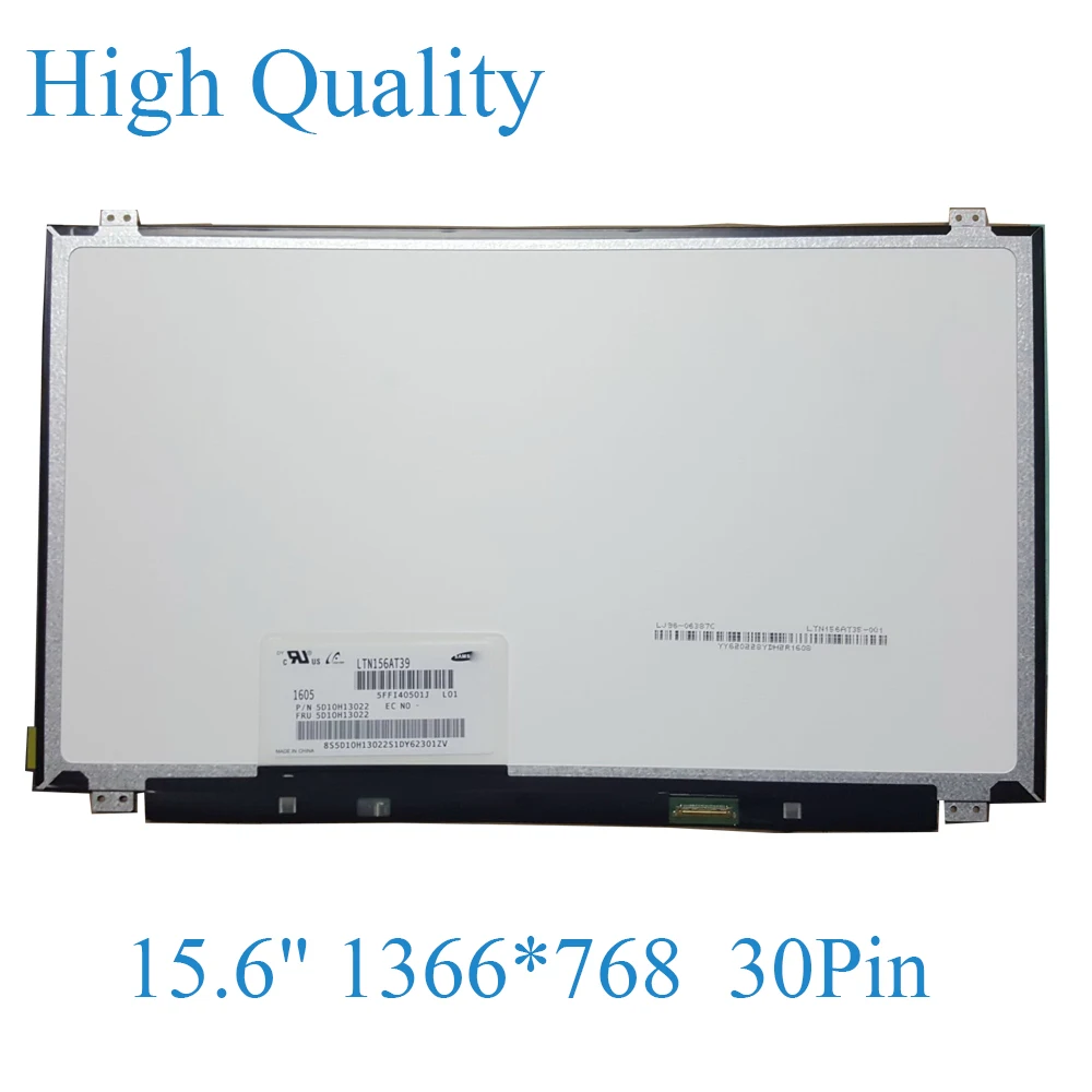 

Laptop Slim 30Pin Screen Panel LTN156AT31 LP156WH3 TPS1 NT156WHM N12 LP156WHU TPA1 B156XW04 V.8 B156XTN03.1 15.6" 1366*768