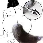 Полихроматическая АнальнаяАнальная пробка с хвостомролевые игрыАнальная пробка для женщинАнальная пробка с лисьим хвостомАнальная пробка с хвостом СвиньиАнальная пробка с хвостом кролика