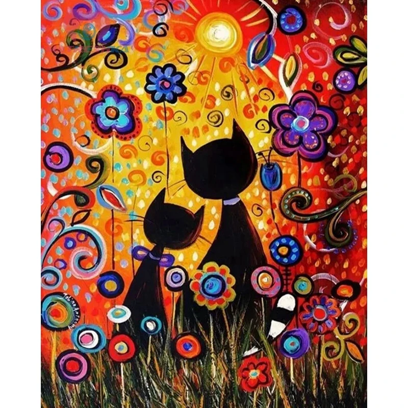 Алмазная мозаика 5D Diy наборы для алмазной живописи с изображением котов