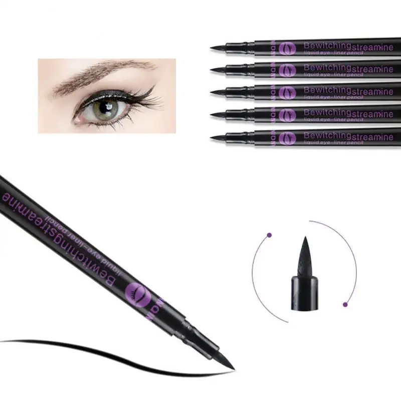 

1pcs Black Long Lasting Eye Liner Pencil Liquid Eyeliner Pen Waterproof Long Lasting Fashion Make Up Cosmetics Eyeliners TSLM1