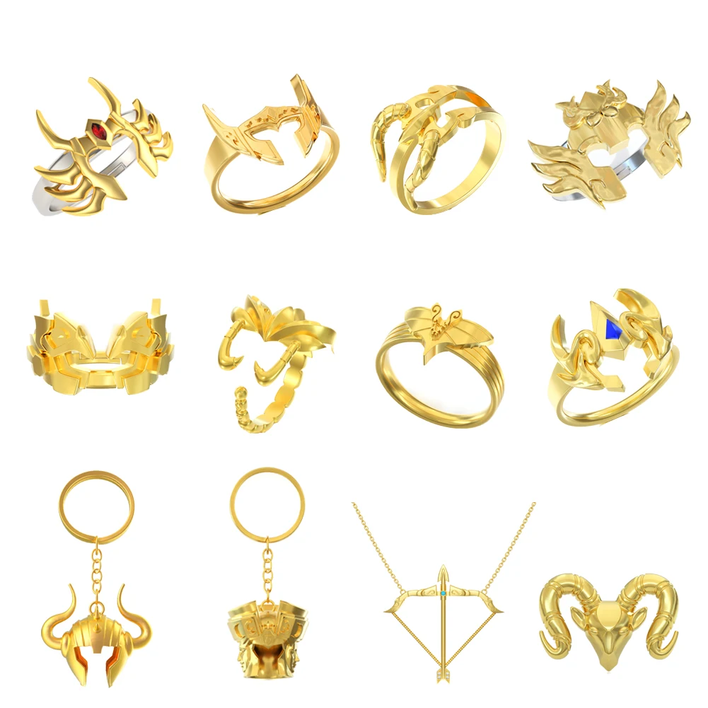 Xcoser святая Сейя мистическая одежда кольца брелоки аниме косплей ожерелье