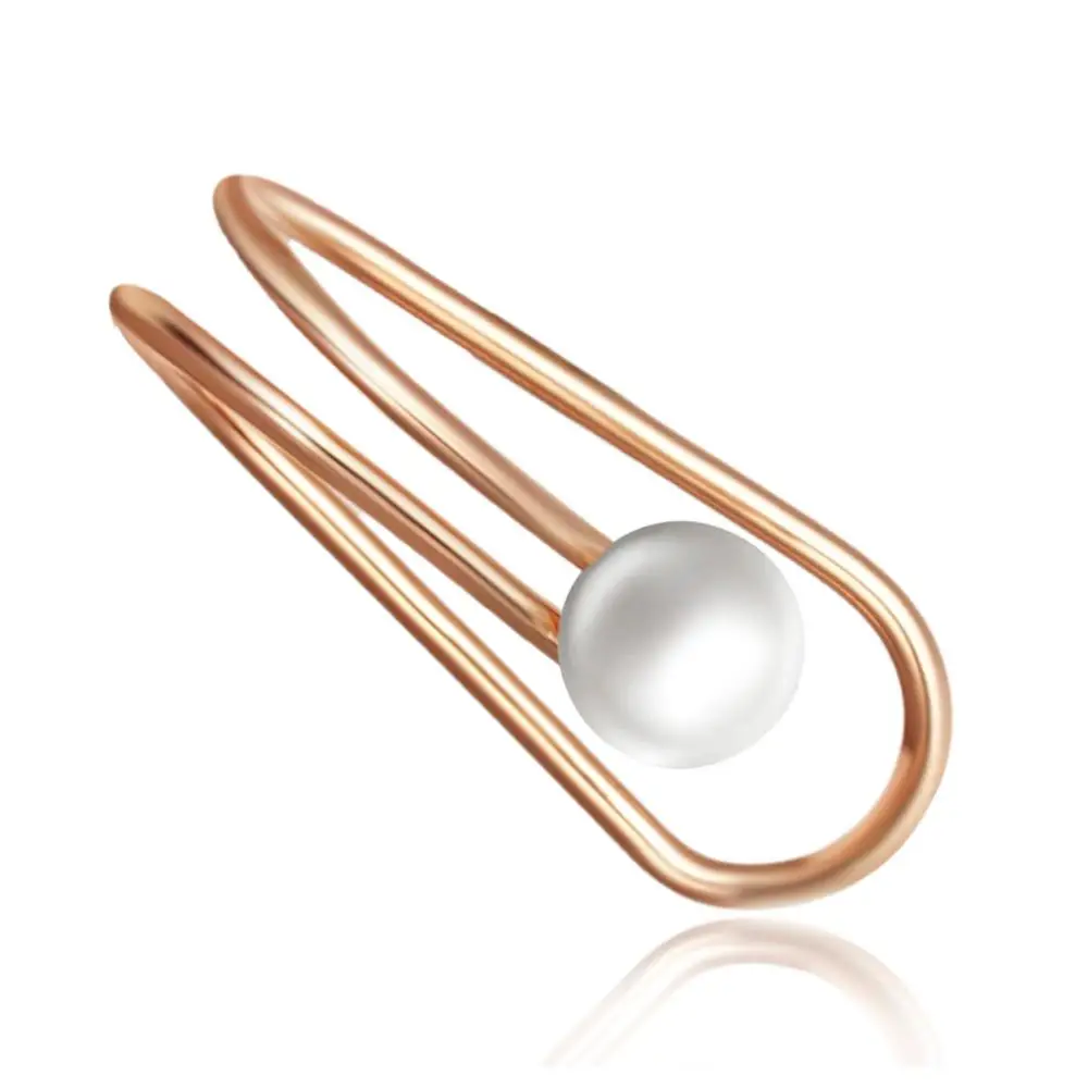1Pcs Ear Clip Temperament Simple Unisex Fashion Jewelry Cartilage Punk Rock Cuff Wrap No Piercing-Clip On Earrings for Women Men