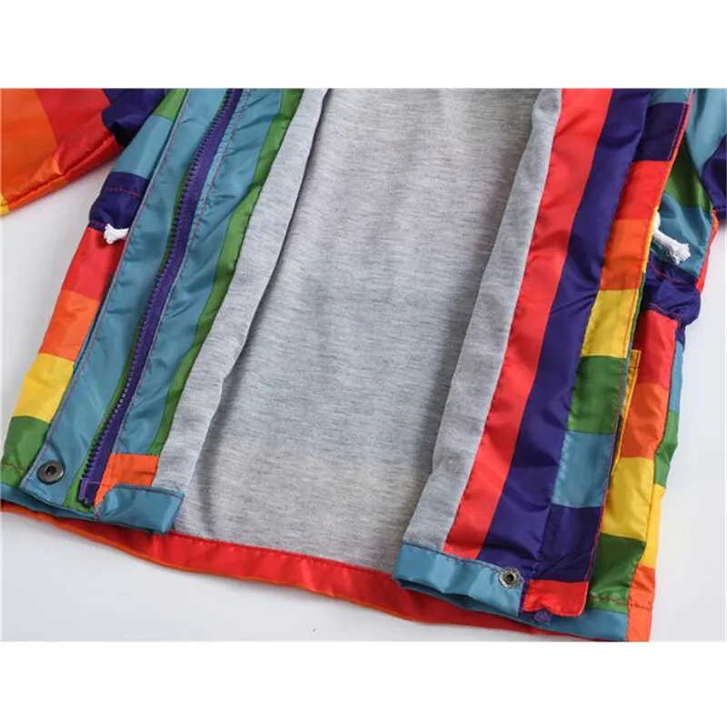 Ветровка с капюшоном для мальчиков и девочек длинная стильная куртка