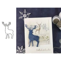 animal metal cutting dies sika deer die cut mold scrapbooking paper cards making paper crafts knife mould stencils new 2019