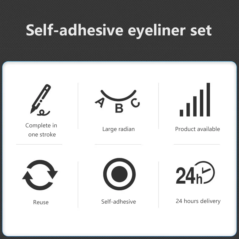 

3Pairs Magnetic Eyeliner With EyeLashes & Tweezer Set Waterproof Smooth Texture Natural Eyemakeup Sweatproof Long-lasting TSLM1