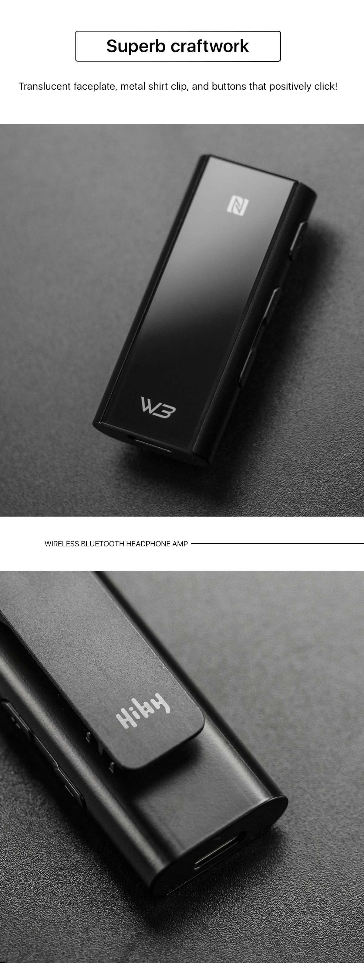 HiBy W3 USB DAC 3,5 мм Портативный беспроводной Bluetooth усилитель для наушников приемник AK4377 UAT APTX HD LDAC шумоподавление