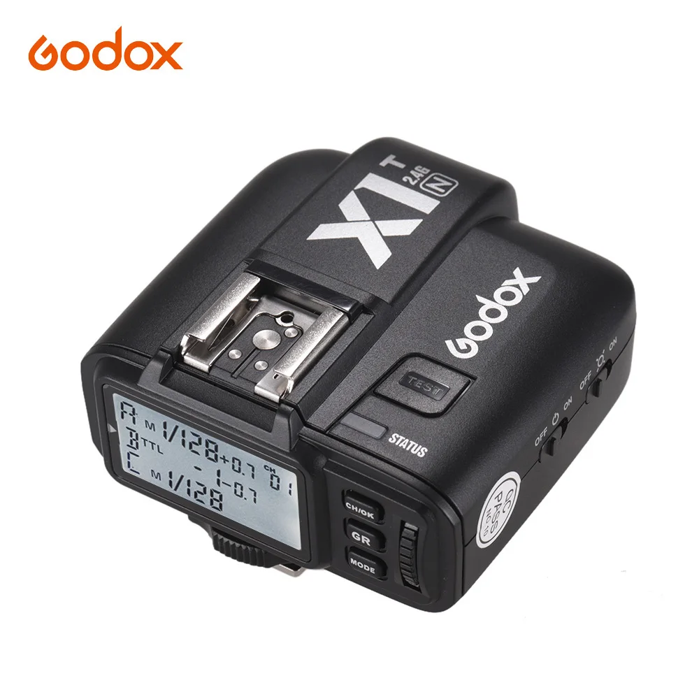 Godox X1T N ttl 2 4G беспроводной триггер вспышки передатчик для Nikon DSLR камер 32 каналов