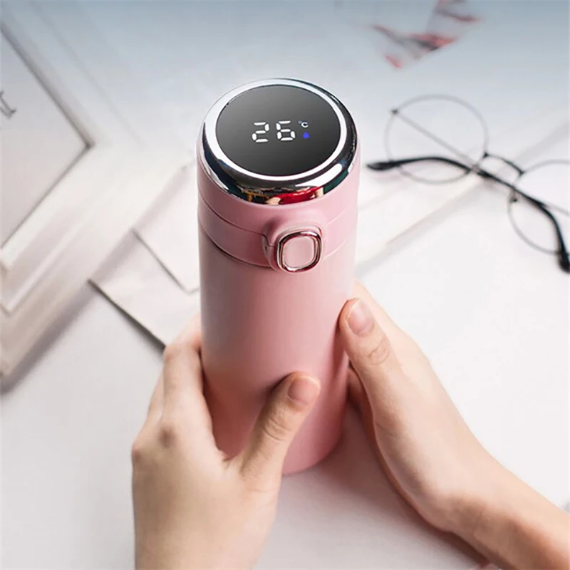 Креативный горошек умная изоляционная бутылка цифровой термос из нержавеющей