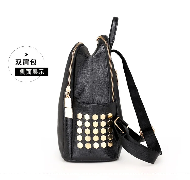 Новый PU вышивка путешествия рюкзак мужская дорожная сумка через плечо компьютер